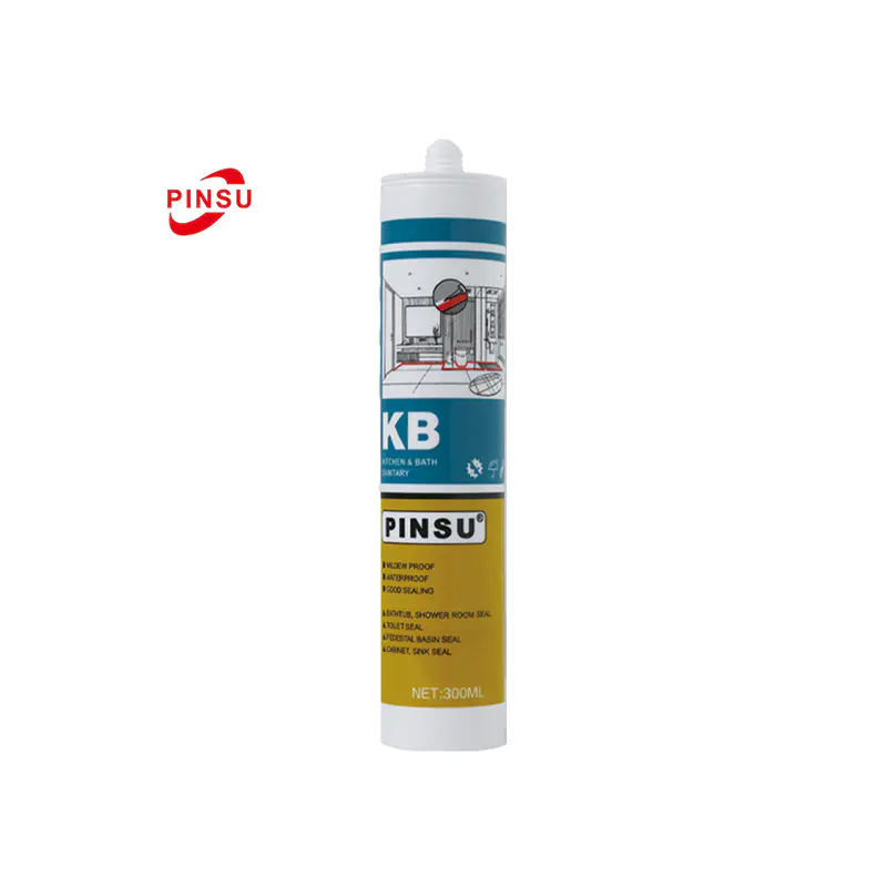 PINSU-KB Odporny na warunki atmosferyczne, grzybobójczy, neutralny silikonowy uszczelniacz do szyb